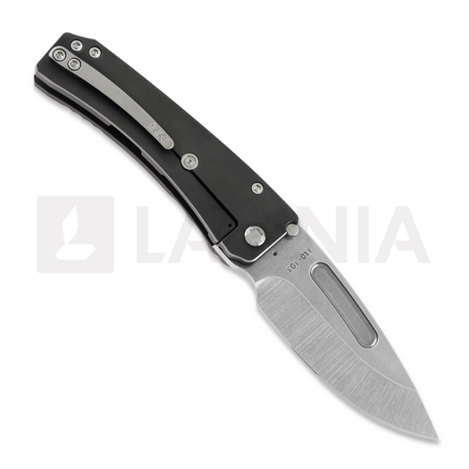 Medford Midi Marauder S35VN Tumbled folding knife, PVD Handle w/Silver