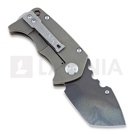 Medford Panzer Ti folding knife, flamed blade, Ti bronze