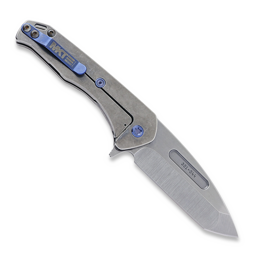 Medford Prae Slim Flipper folding knife, S45VN Tumbled Tanto