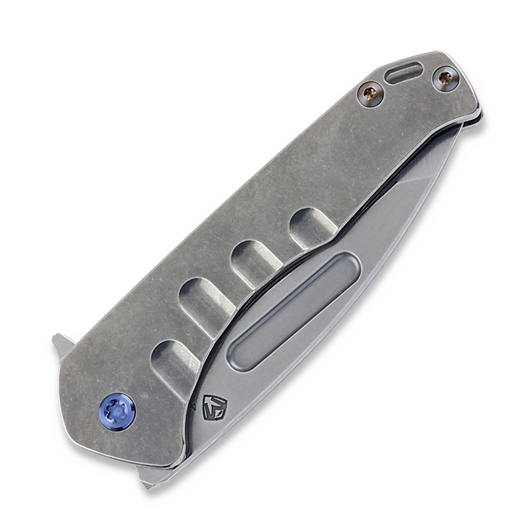 Medford Prae Slim Flipper folding knife, S45VN Tumbled Tanto