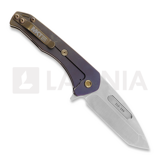 Couteau pliant Medford Prae Slim Flipper, S45VN Tumbled Tanto