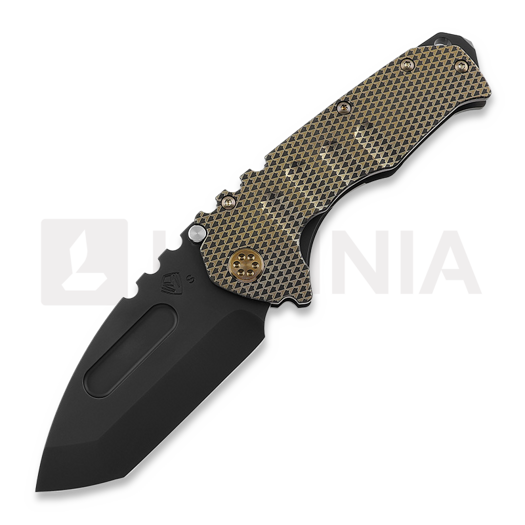 Skladací nôž Medford Prae T, S35VN PVD Tanto Blade, Gold GunGrip