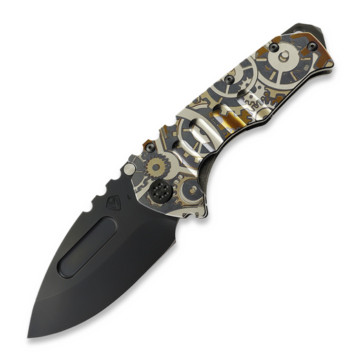 Medford Prae T S45VN, DLC Drop Point, "Ghosted Steampunk"