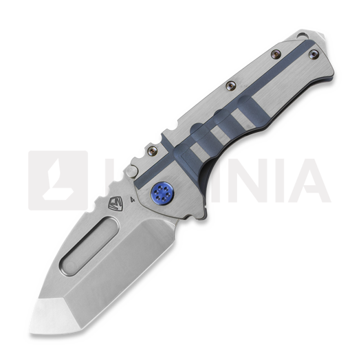 Medford Prae T sulankstomas peilis, S45VN Tumbled Tanto, Blue Flag of Finland