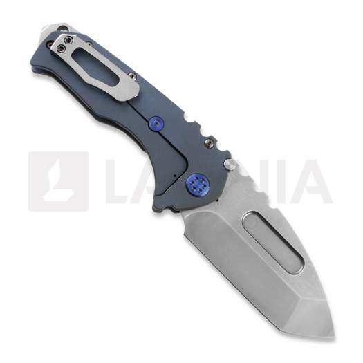 Medford Prae T sulankstomas peilis, S45VN Tumbled Tanto, Blue Flag of Finland