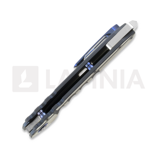 Medford Prae T sulankstomas peilis, S45VN Tumbled Tanto, Blue Flag of Finland