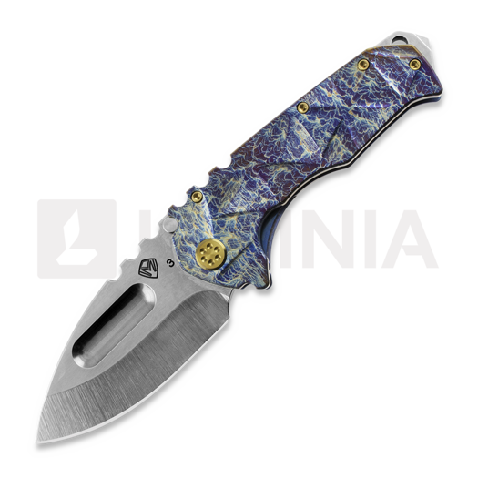 Coltello pieghevole Medford Prae Ti, 3V Tum DP, AcidEtchFlm "Stained Glass"