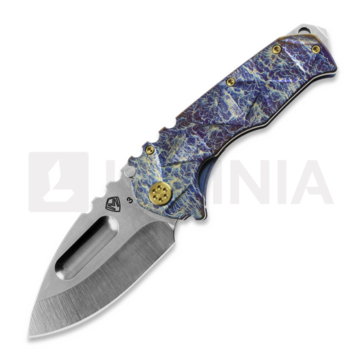 Medford Prae Ti folding knife, 3V Tum DP, AcidEtchFlm "Stained Glass"