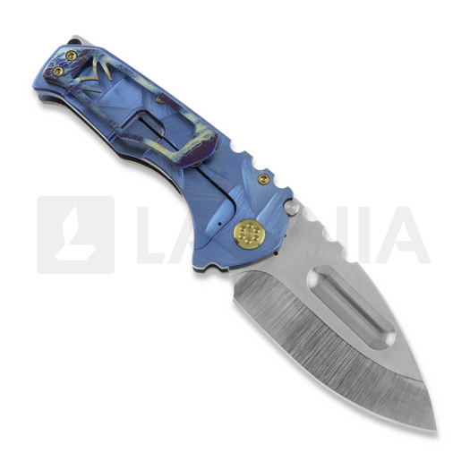 Medford Prae Ti folding knife, 3V Tum DP, AcidEtchFlm "Stained Glass"