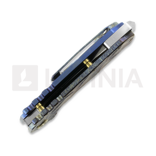 Medford Prae Ti folding knife, 3V Tum DP, AcidEtchFlm "Stained Glass"