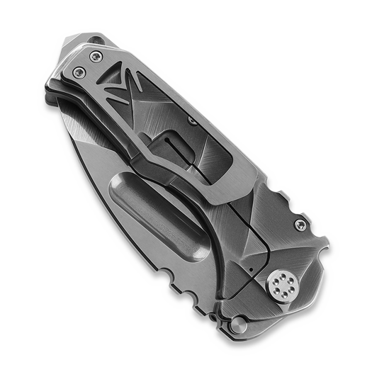 Medford Prae Ti S35VN, Tumbled Drop Point, "Stained Glass"