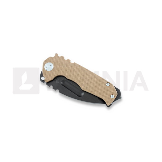 Coltello pieghevole Medford Praetorian Genesis, PVD blade, Tan/Ti