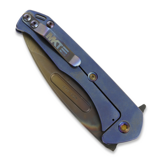 Medford Praetorian Slim Flipper, S35VN Vulcan DP, Blue, Flm Hw