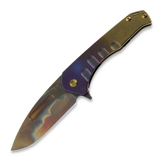 Medford Praetorian Slim Flipper, S35VN Vulcan DP, Brz-Vio Fade