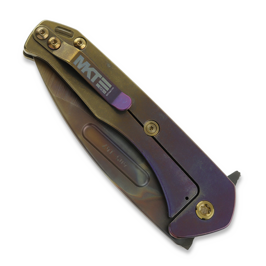 Medford Praetorian Slim Flipper, S35VN Vulcan DP, Brz-Vio Fade