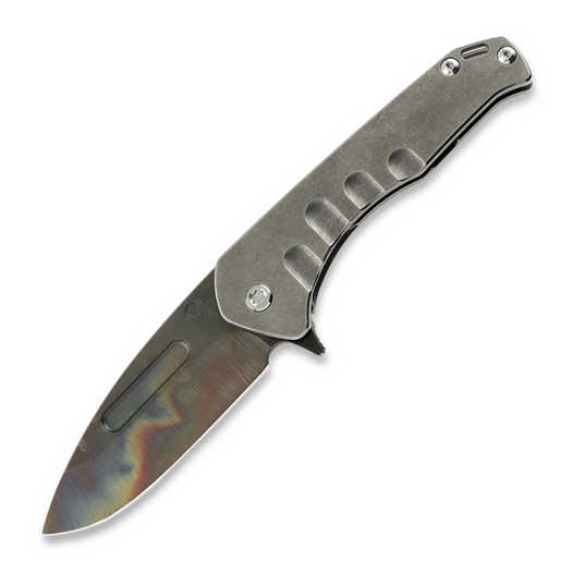 Medford Praetorian Slim Flipper, S35VN Vulcan DP, Tumbled Handle