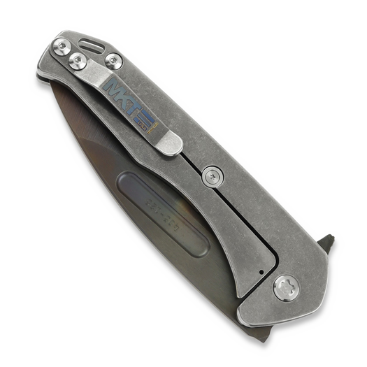 Medford Praetorian Slim Flipper, S35VN Vulcan DP, Tumbled Handle