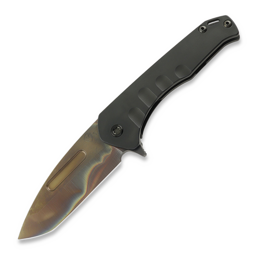 Medford Praetorian Slim Flipper S35VN Vulcan Tanto, Black Hw