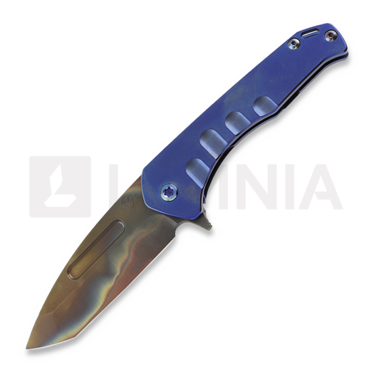 Medford Praetorian Slim Flipper S35VN Vulcan Tanto, Blue
