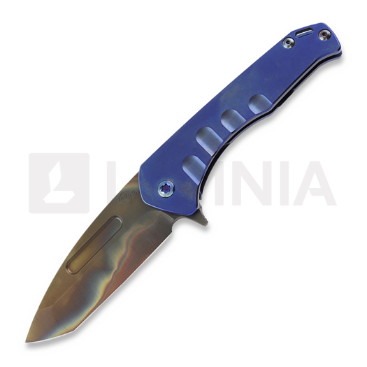 Medford Praetorian Slim Flipper S35VN Vulcan Tanto, Blue