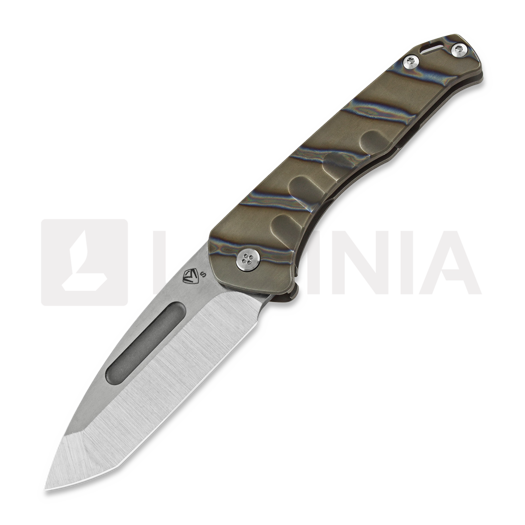 Saliekams nazis Medford Praetorian Slim Framelock, silver stripes