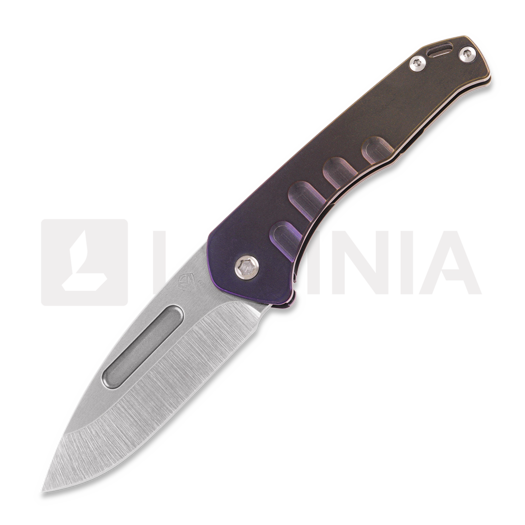 Medford Praetorian Slim S35VN Tumbled DP Blade kääntöveitsi, Violet/Bronze