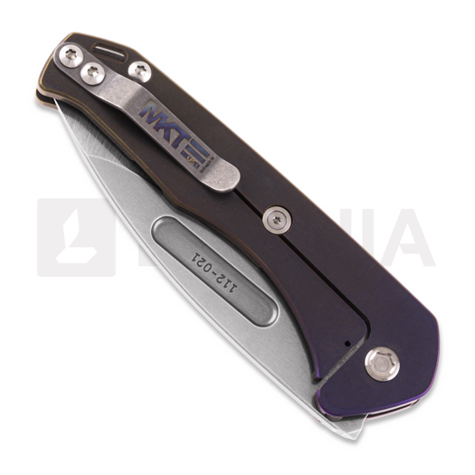 Zavírací nůž Medford Praetorian Slim S35VN Tumbled DP Blade, Violet/Bronze