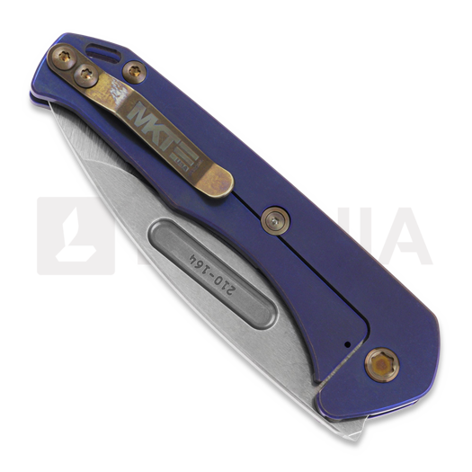Medford Praetorian Slim S45VN Tumbled DP Blade kääntöveitsi, Blue