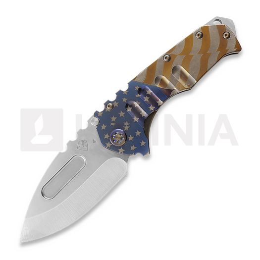 Coltello pieghevole Medford Praetorian T, S45VN, Bronze "American Flag"