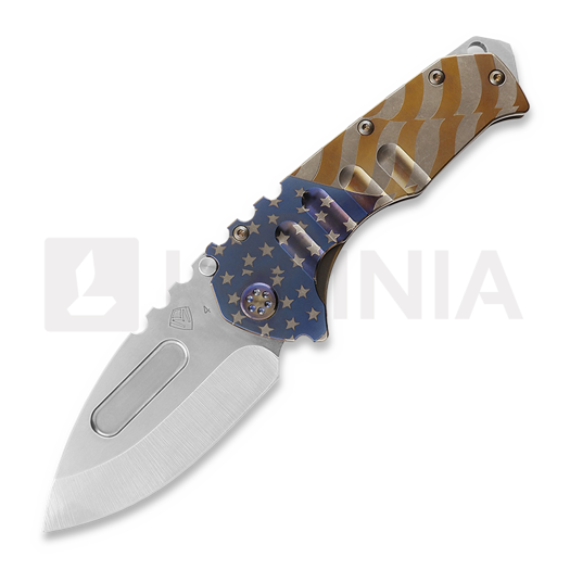 Medford Praetorian T foldekniv, S45VN, Bronze "American Flag"
