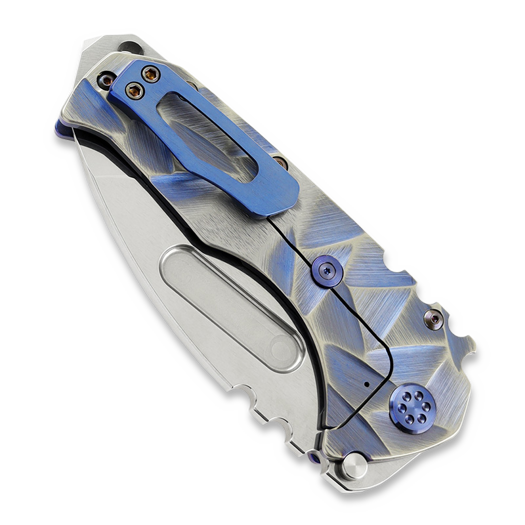 Medford Praetorian T, S45VN Tumbled Tanto, Stained Glass-Blue