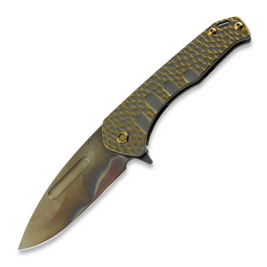 Medford Preatorian Slim Flipper S35VN Vulcan DP "Cobblestone" foldekniv