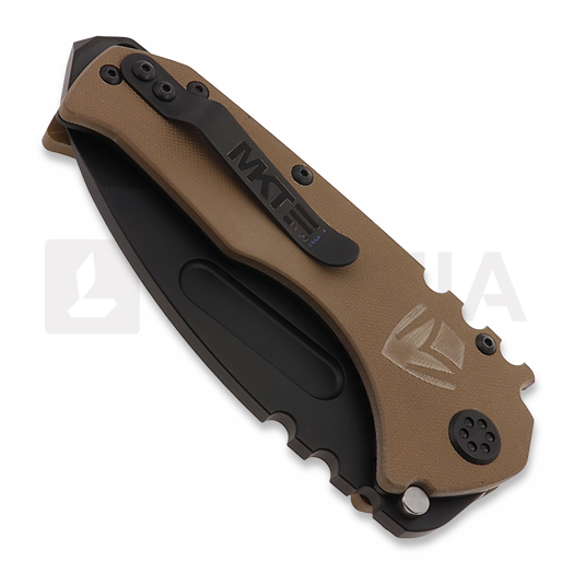 Couteau pliant Medford Scout M/P, D2 PVD Tanto Blade, Coyote G10