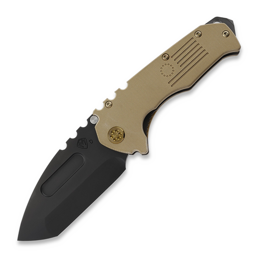 Nóż składany Medford Scout M/P, D2 PVD Tanto Blade, Coyote G10