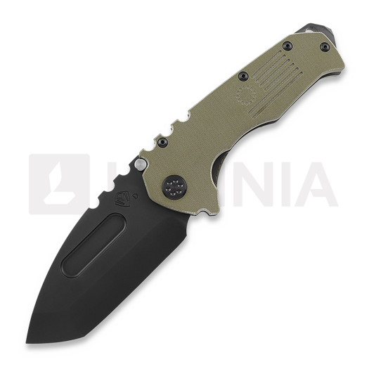 Medford Scout M/P foldekniv, D2 PVD Tanto Blade, OD Green G10