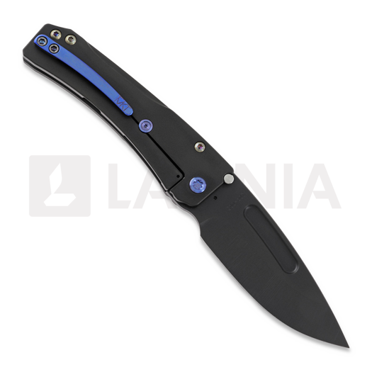 Medford Slim Midi S45VN DLC DP fällkniv, Black & Blue