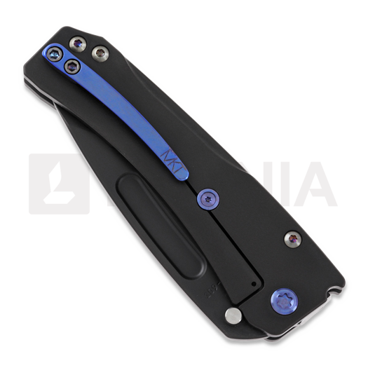 Medford Slim Midi S45VN DLC DP fällkniv, Black & Blue