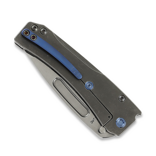Medford Slim Midi sulankstomas peilis, S45VN Tumbled Tanto