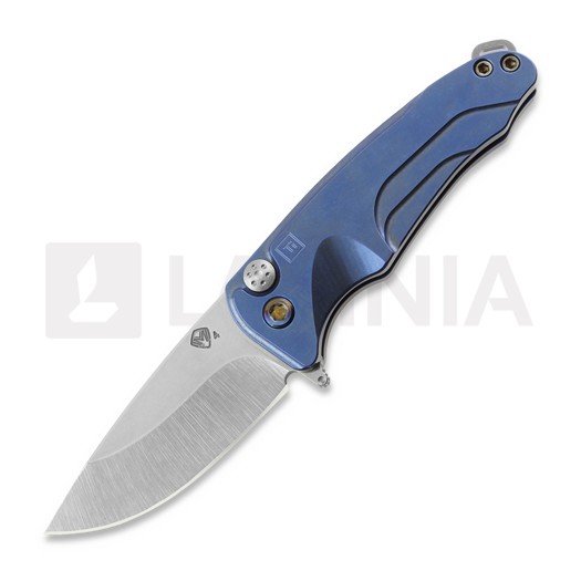 Medford Smooth Criminal Ti Taschenmesser, S45VN Tumbled DP, Blue