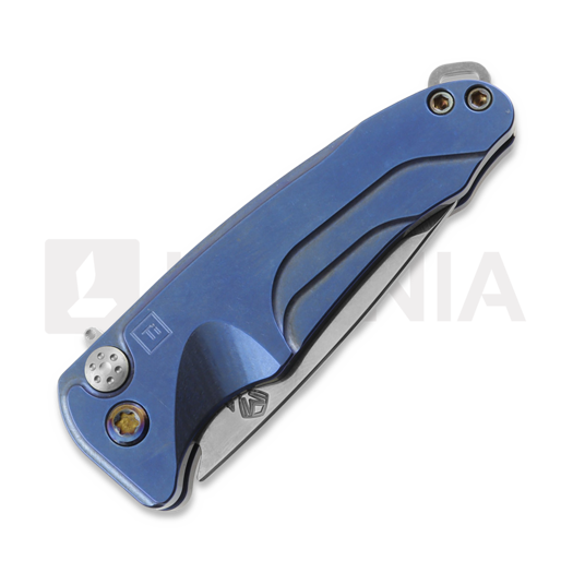 Coltello pieghevole Medford Smooth Criminal Ti, S45VN Tumbled DP, Blue