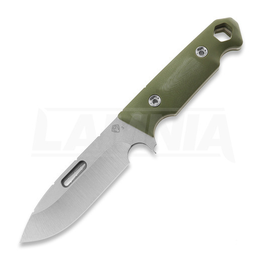 Medford STA Sniper PS 3V Tumbled knife, OD Green G-10