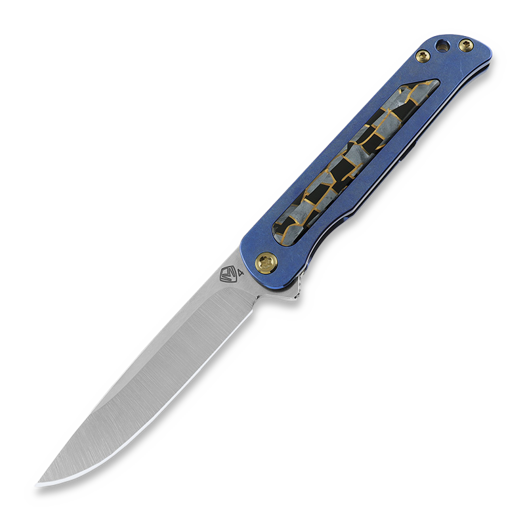 Medford T-Bone, S45VN Tumbled DP, Blue ''Mosaic''
