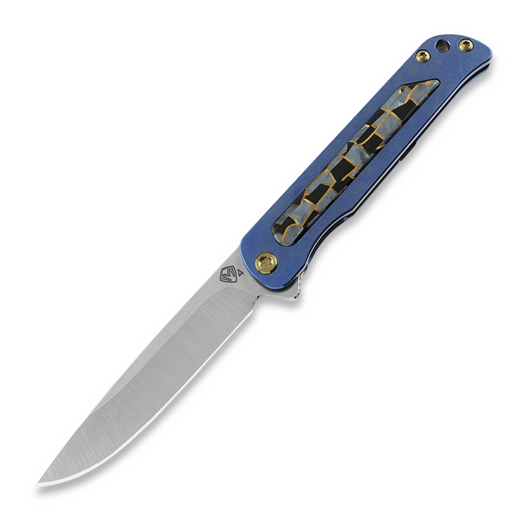 Medford T-Bone, S45VN Tumbled DP, Blue ''Mosaic''