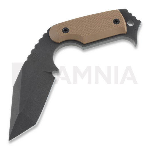 Medford Tanto Pup NP3 knife, brown