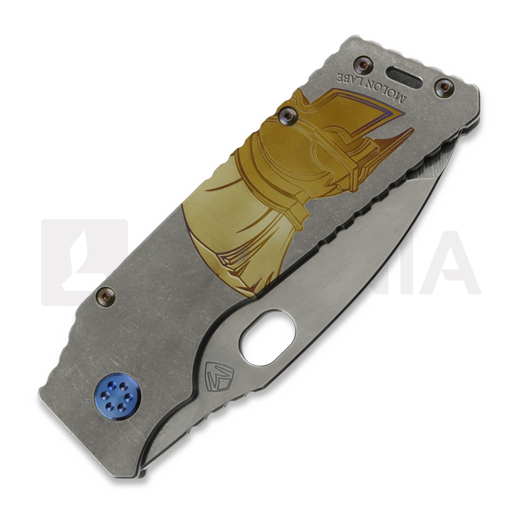 Medford TFF-1 - S45VN Tumbled "Molon Labe" sulankstomas peilis