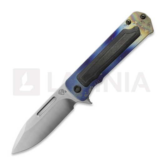 Medford TFF-4 foldekniv, S45VN Tumbled DP Blade "Solar Flare"