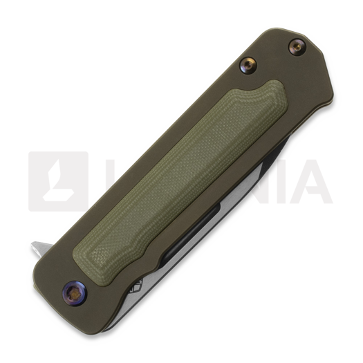 Medford TFF-4 folding knife, S45VN Tumbled DPBlade