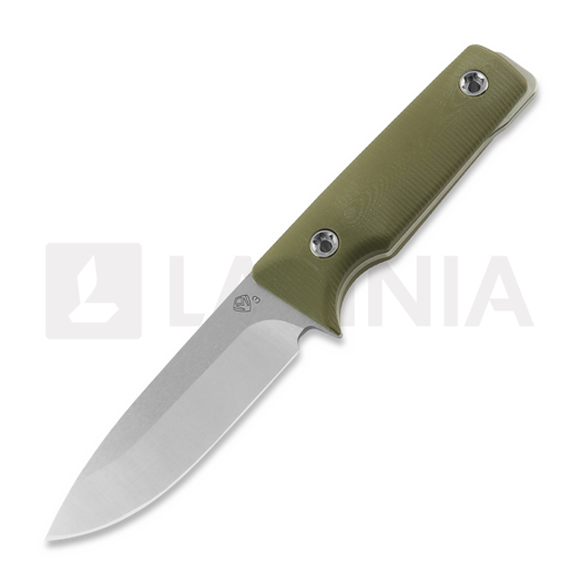 Medford The San Pro Series 3V Tumbled 칼, OD Green G-10
