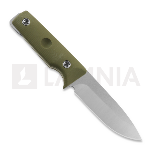 Medford The San Pro Series 3V Tumbled peilis, OD Green G-10