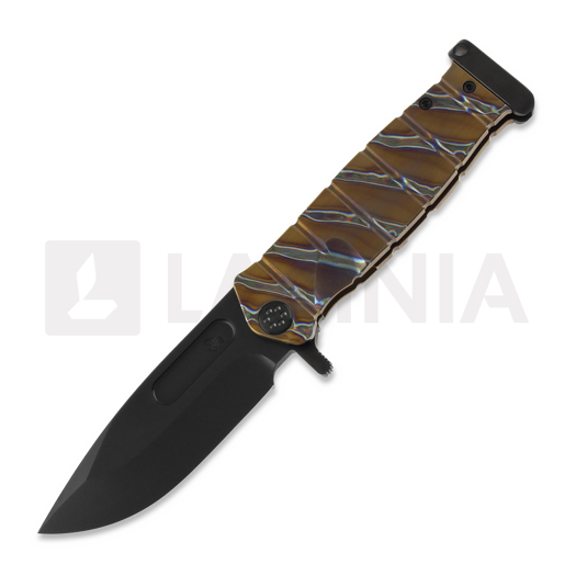 Medford USMC FF PVD Tiger Stripes Handle סכין מתקפלת